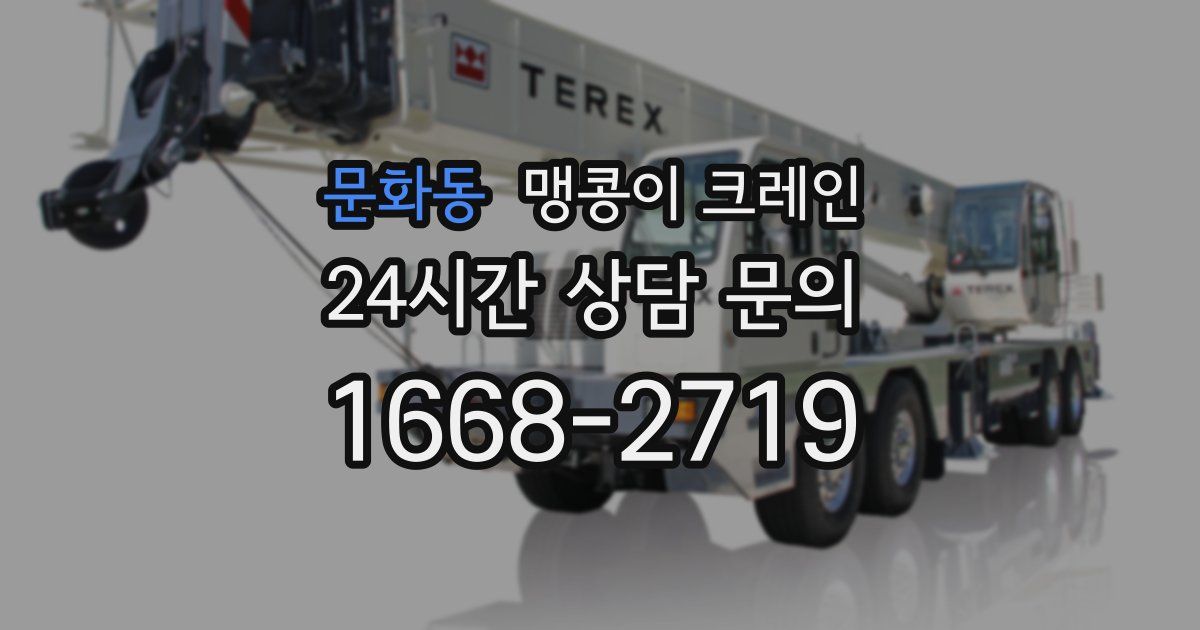 문화동 맹콩이 크레인