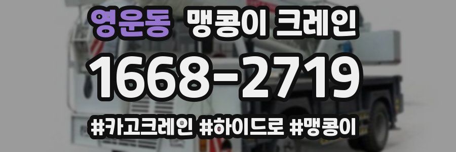 영운동 맹콩이 크레인