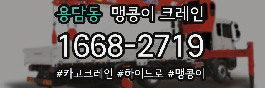 용담동 맹콩이 크레인