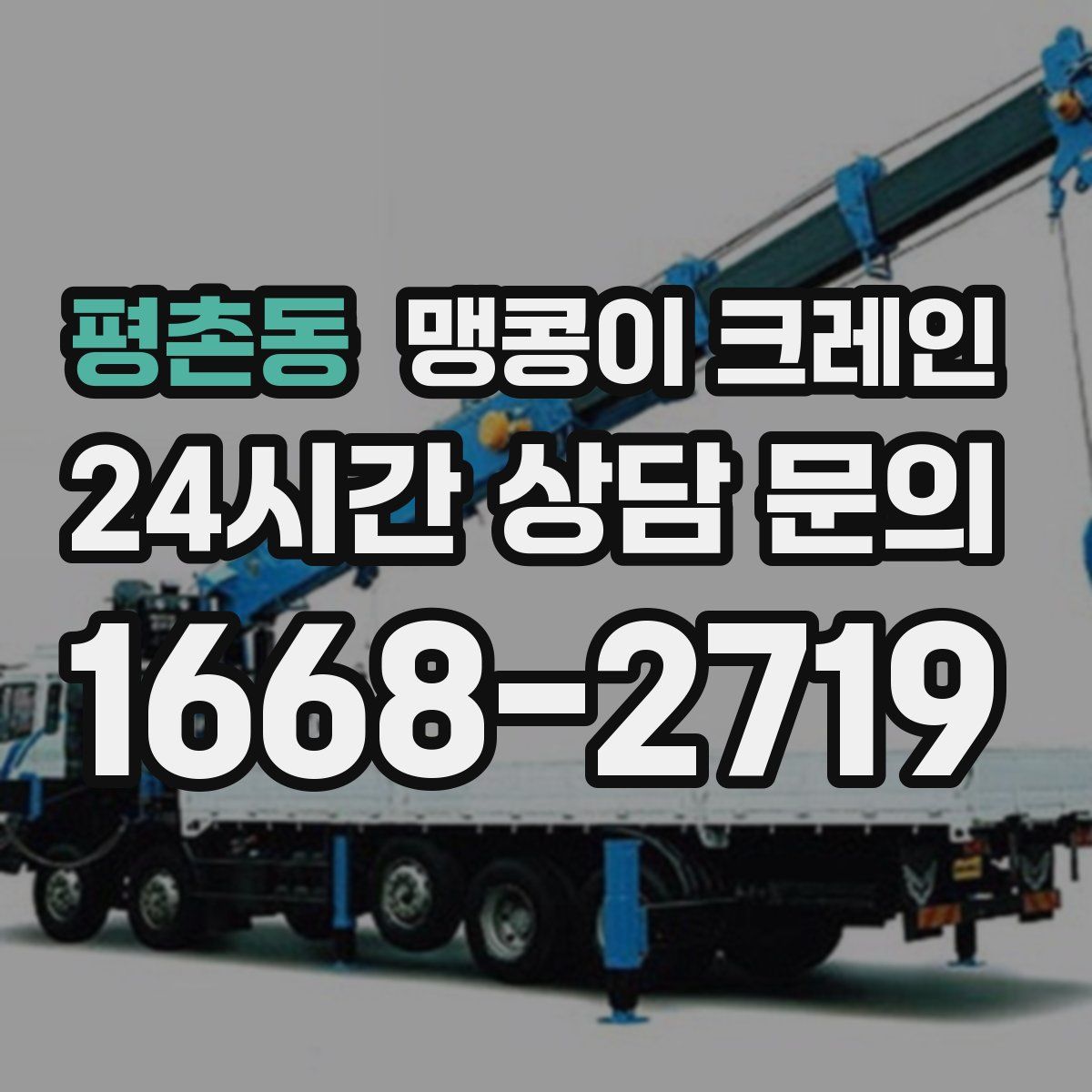 평촌동 맹콩이 크레인