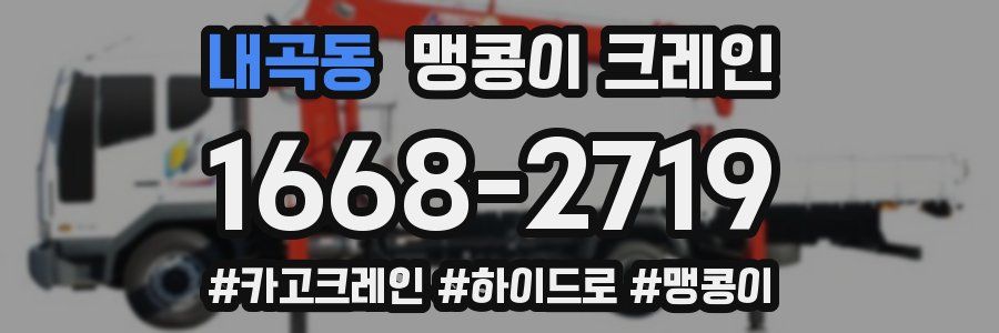 내곡동 맹콩이 크레인