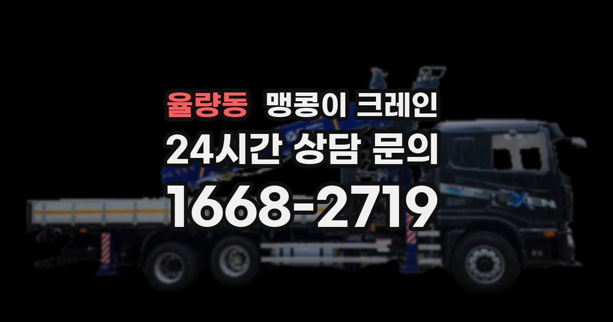 율량동 맹콩이 크레인