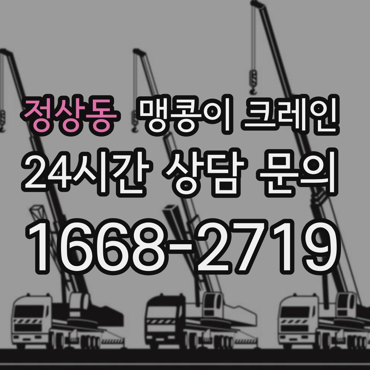 정상동 맹콩이 크레인