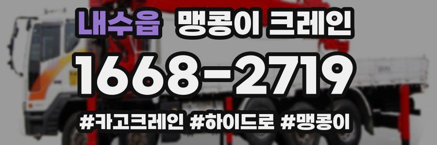 내수읍 맹콩이 크레인
