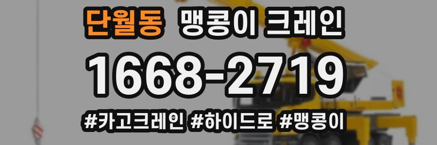 단월동 맹콩이 크레인
