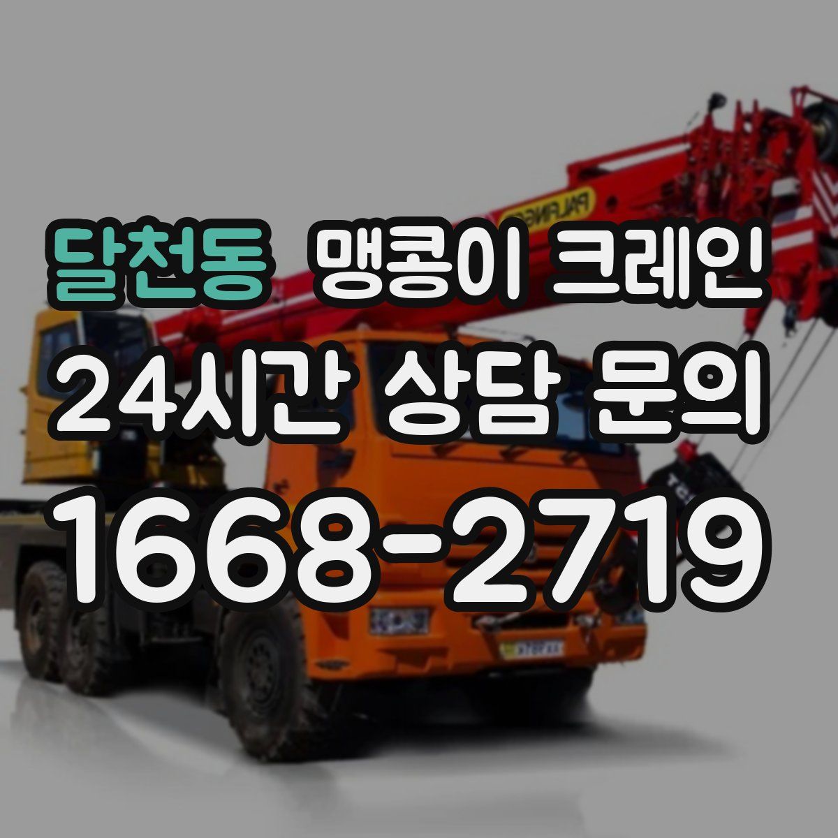 달천동 맹콩이 크레인