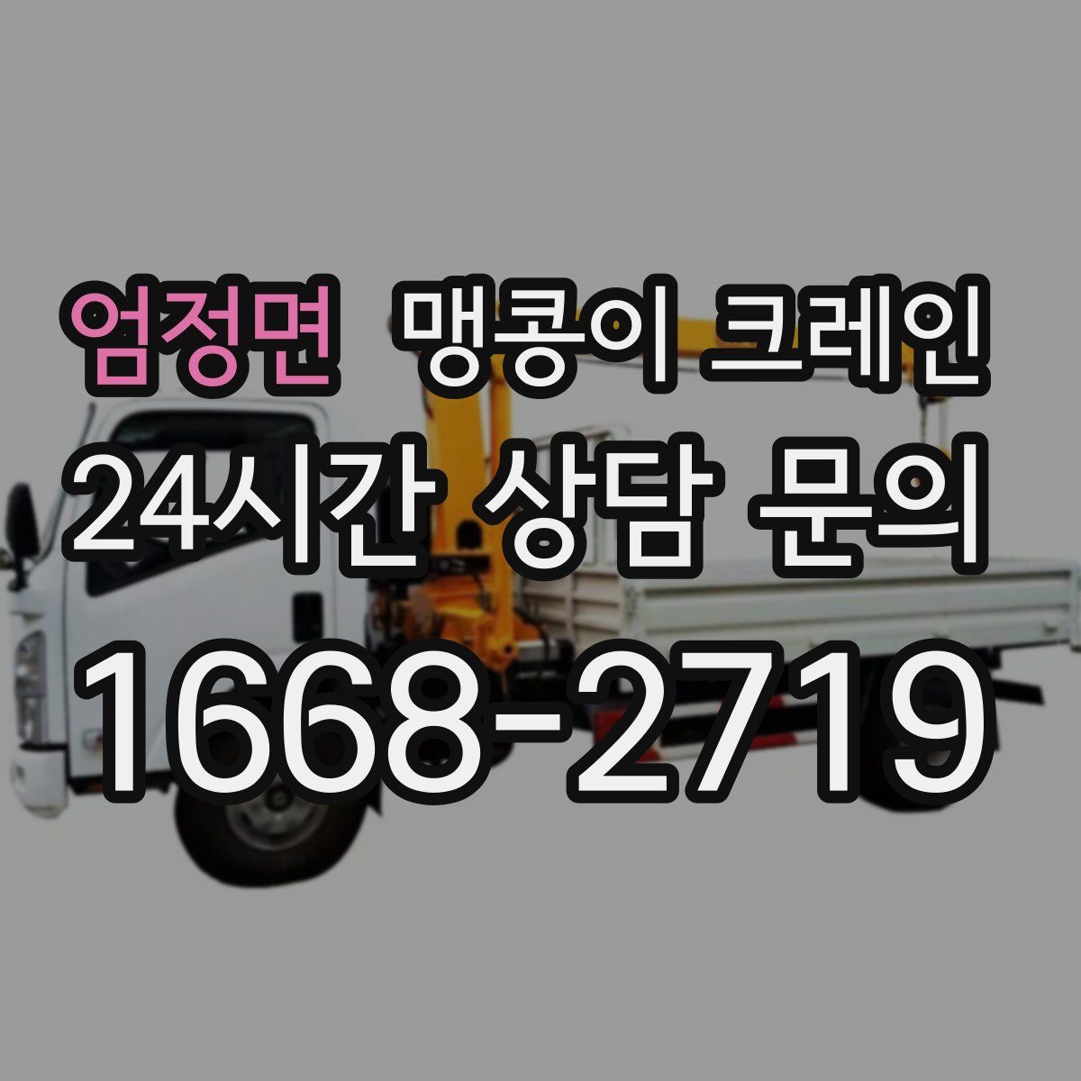 엄정면 맹콩이 크레인