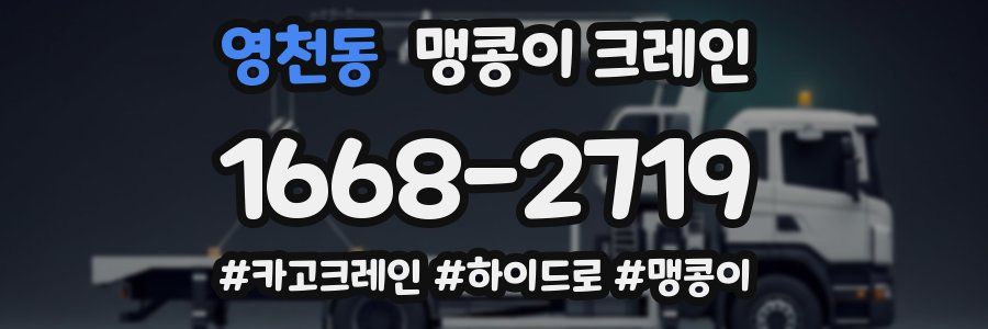 영천동 맹콩이 크레인