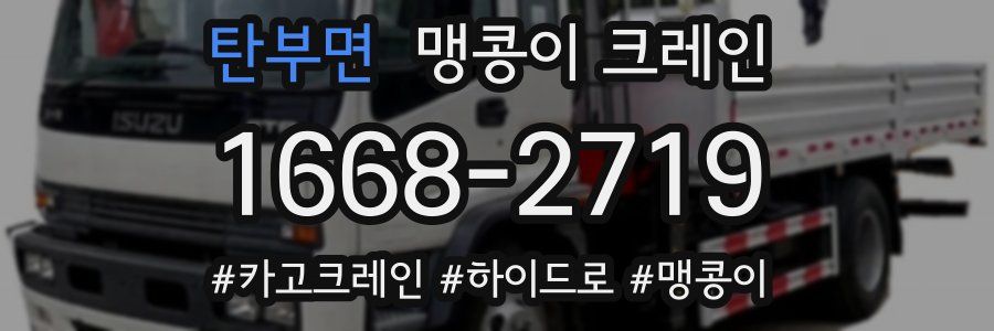 탄부면 맹콩이 크레인