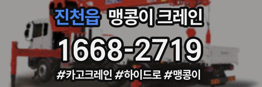 진천읍 맹콩이 크레인