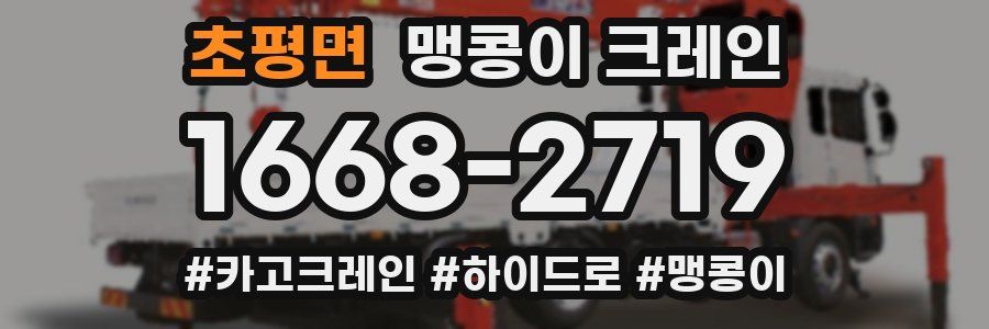초평면 맹콩이 크레인