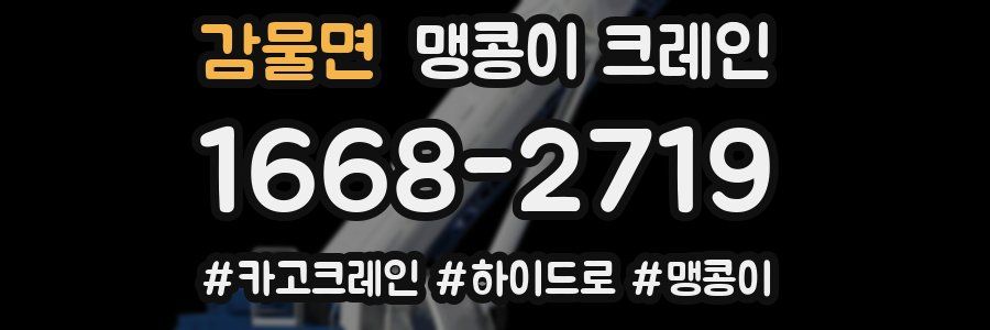 감물면 맹콩이 크레인