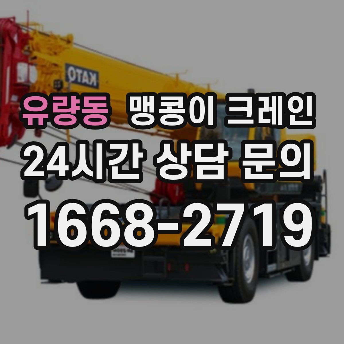 유량동 맹콩이 크레인