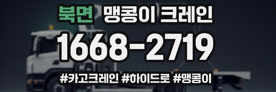 북면 맹콩이 크레인