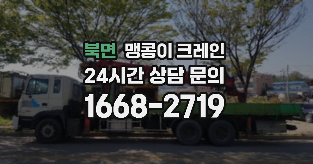 북면 맹콩이 크레인