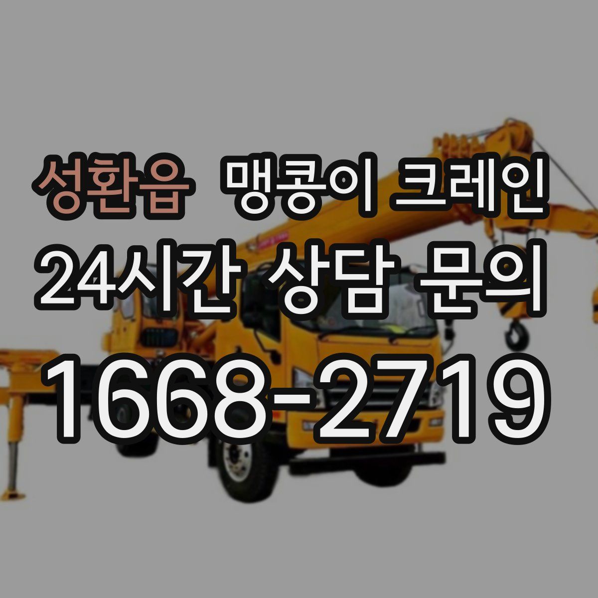 성환읍 맹콩이 크레인