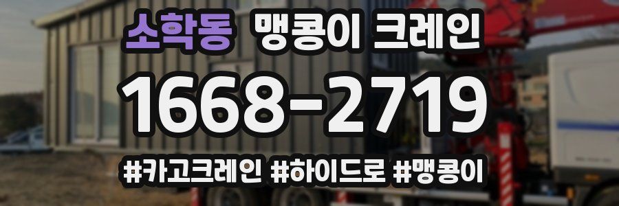 소학동 맹콩이 크레인