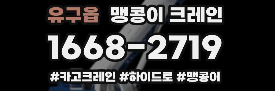 유구읍 맹콩이 크레인