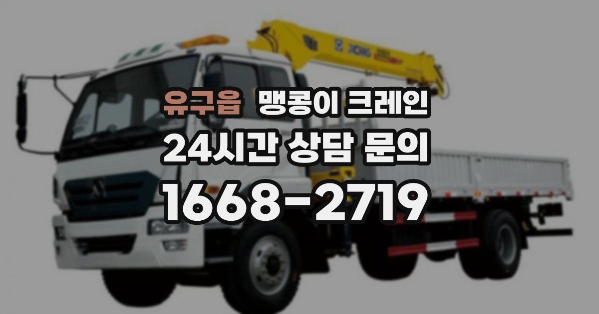 유구읍 맹콩이 크레인