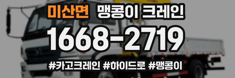 미산면 맹콩이 크레인