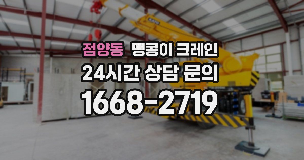 점양동 맹콩이 크레인
