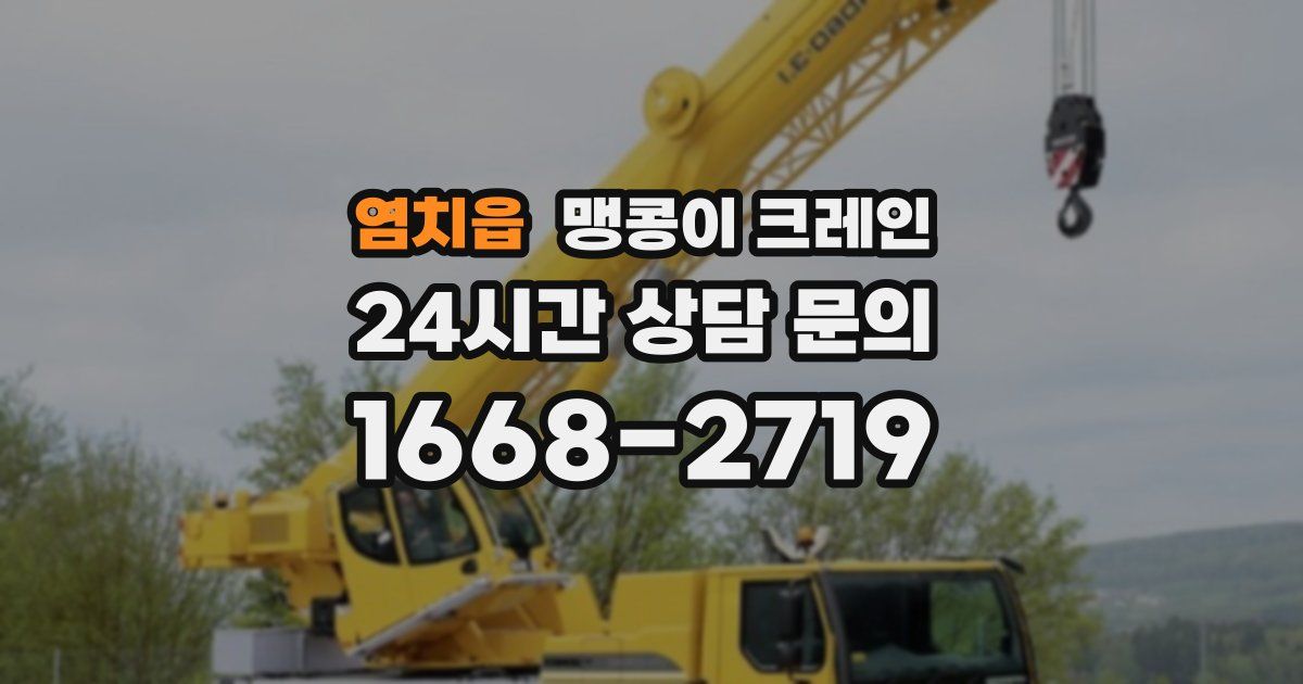 염치읍 맹콩이 크레인