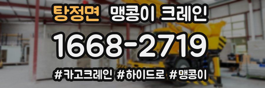 탕정면 맹콩이 크레인