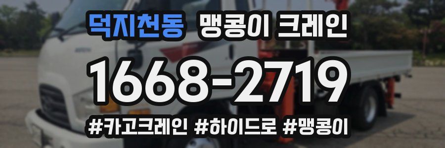 덕지천동 맹콩이 크레인