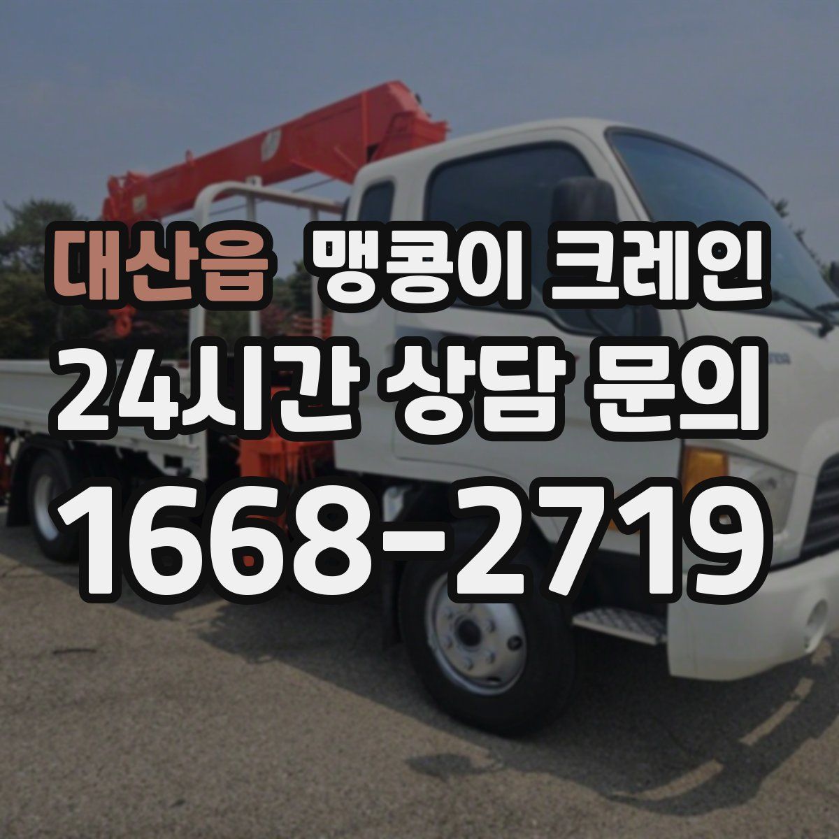 대산읍 맹콩이 크레인