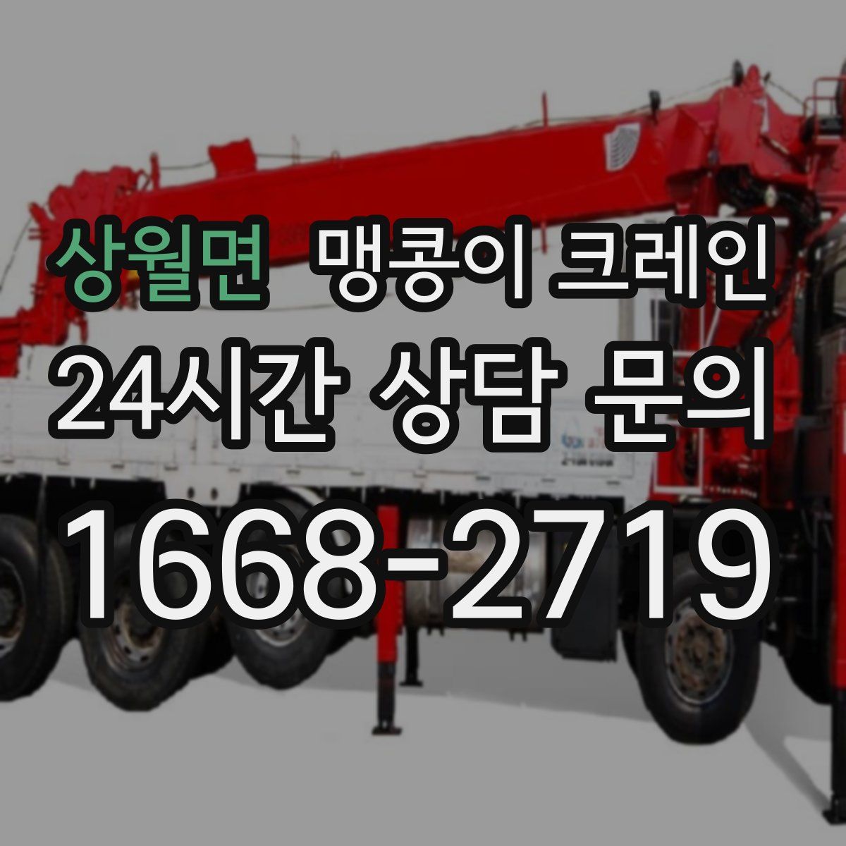 상월면 맹콩이 크레인