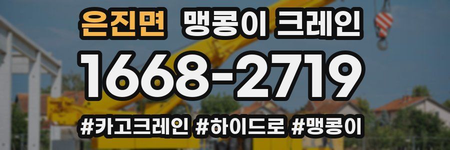 은진면 맹콩이 크레인