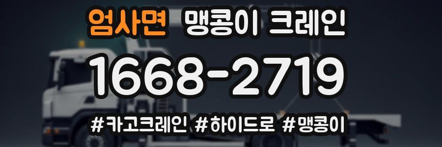 엄사면 맹콩이 크레인