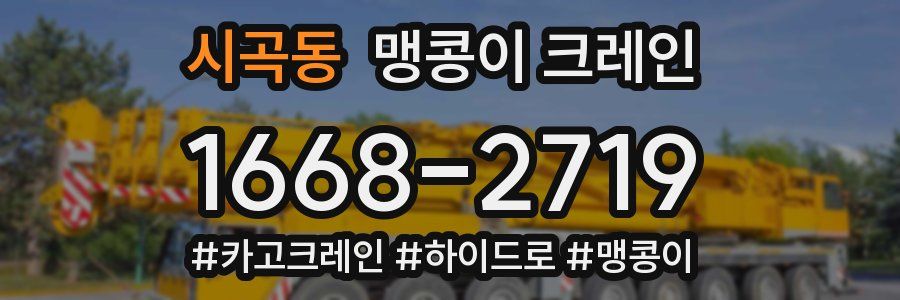 시곡동 맹콩이 크레인