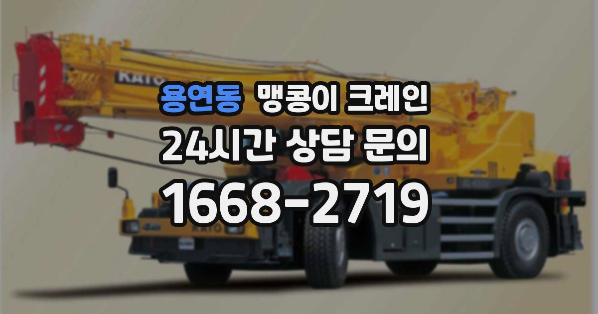 용연동 맹콩이 크레인