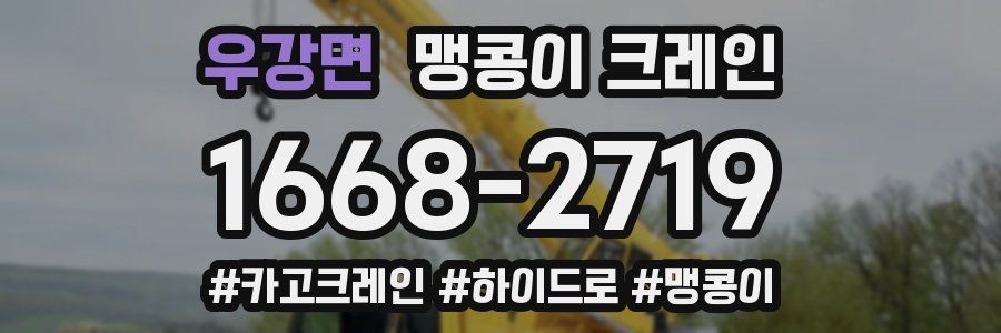 우강면 맹콩이 크레인