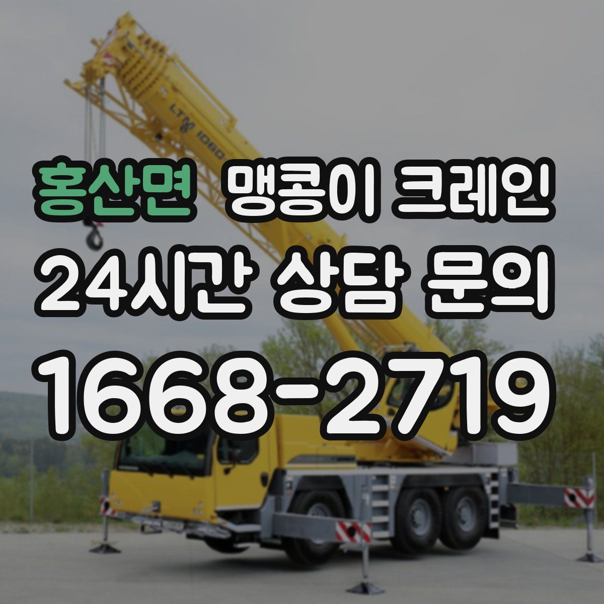 홍산면 맹콩이 크레인