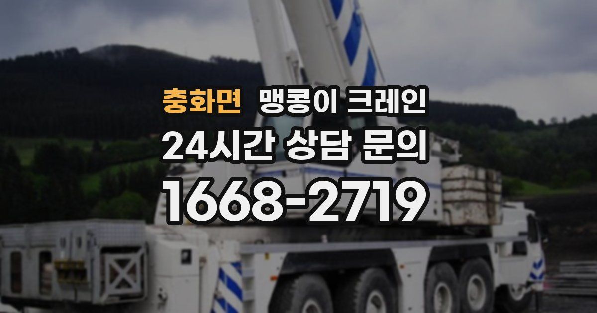 충화면 맹콩이 크레인