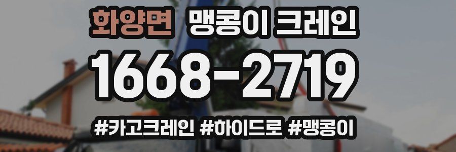 화양면 맹콩이 크레인