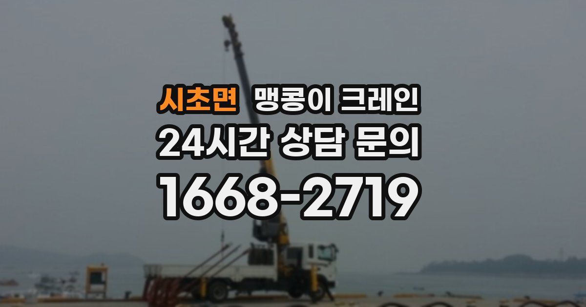 시초면 맹콩이 크레인