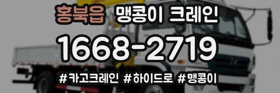 홍북읍 맹콩이 크레인