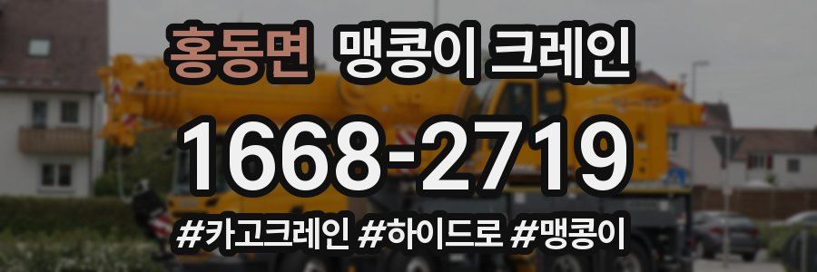 홍동면 맹콩이 크레인