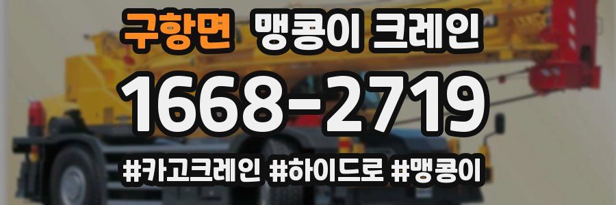 구항면 맹콩이 크레인