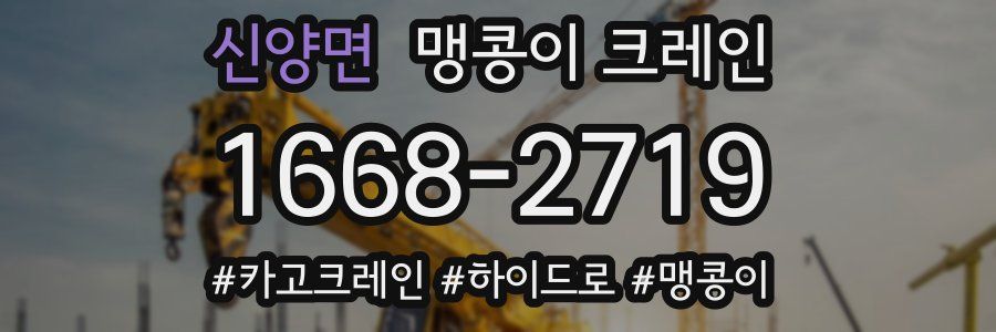 신양면 맹콩이 크레인