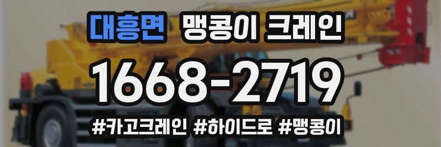 대흥면 맹콩이 크레인
