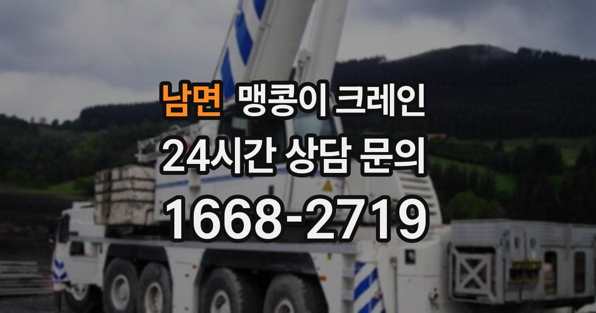 남면 맹콩이 크레인