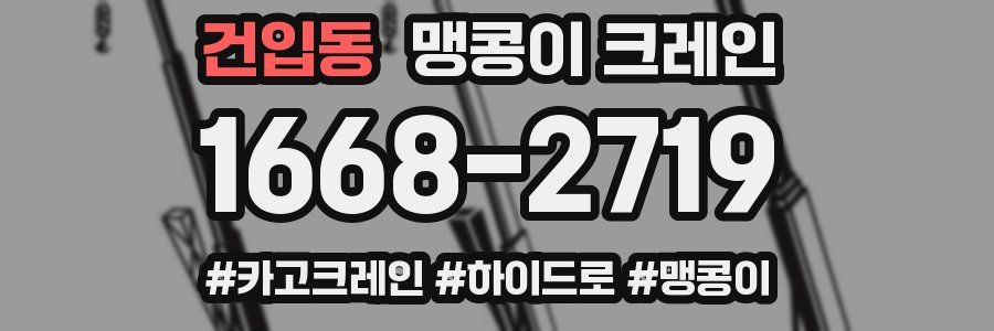 건입동 맹콩이 크레인