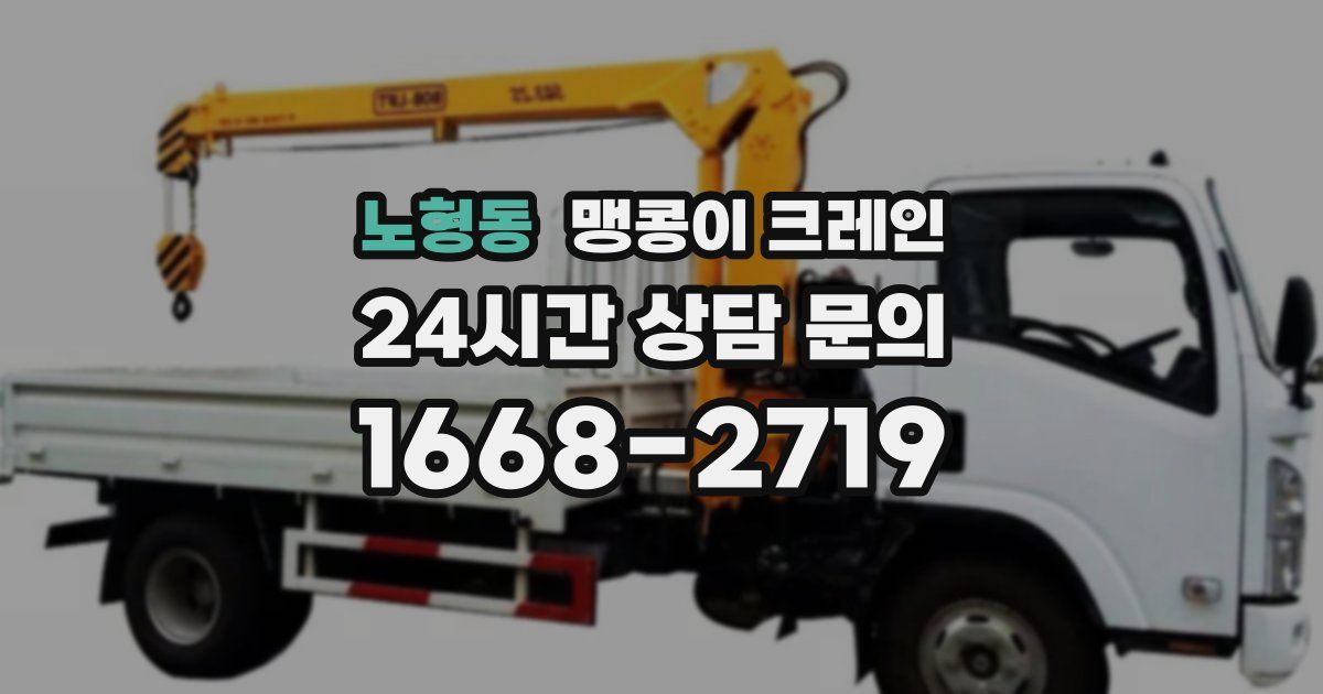 노형동 맹콩이 크레인