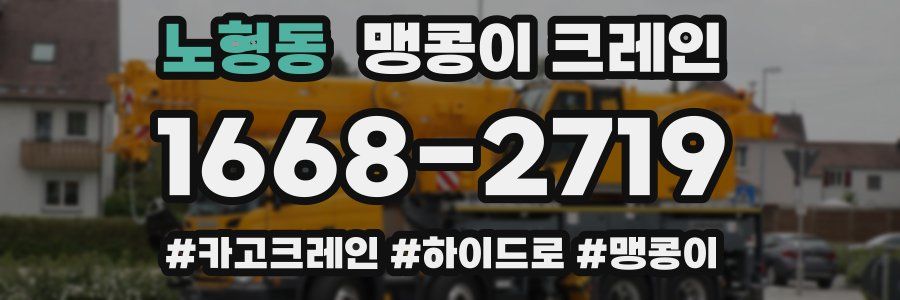 노형동 맹콩이 크레인