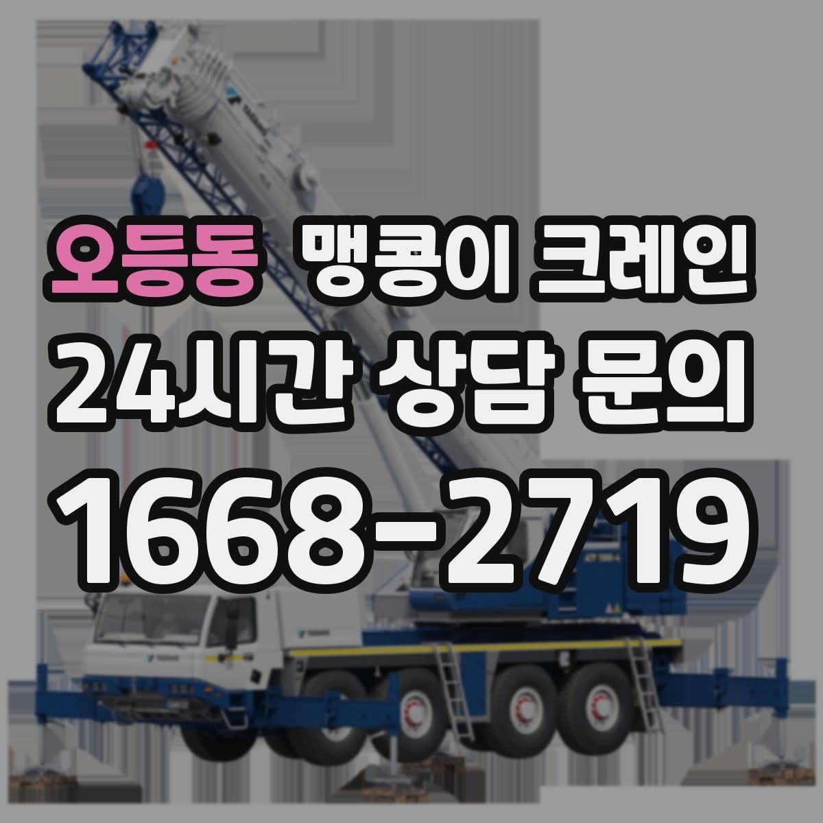 오등동 맹콩이 크레인 와이어·벨트 선택이 중요한 이유