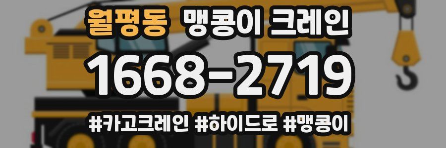 월평동 맹콩이 크레인